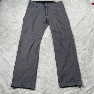 Kuhl Relaxer Pants Mens 33x30 Stretch Gray Travel Lightweight Outdoor Camp 5111